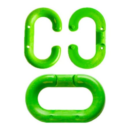 Gec Mr. Chain Master Links, 2in, Safety Green, 10 Pack 50714-10